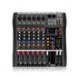 XTUGA CT60X 6-Channels Audio Mixer DJ Mixing Console with 48V Power Supply(US Plug)