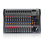 XTUGA CT120X 12-Channels Audio Mixer DJ Mixing Console with 48V Power Supply(AU Plug)