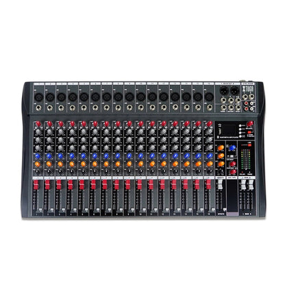 Table de mixage audio DJ 16 canaux XTUGA CT160X avec alimentation fantôme 48 V (prise britannique)