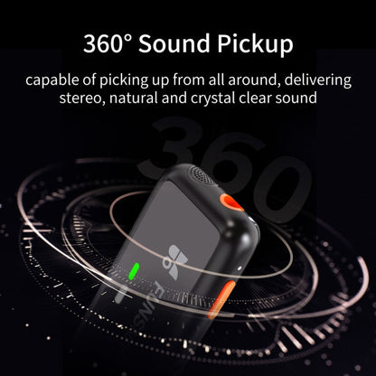 FUNSNAP S6 Lavalier Wireless Microphone, Type-C RX + 1 TX