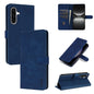 For Samsung Galaxy A36 AZNS Skin Feel Calf Texture Flip Leather Phone Case(Blue)