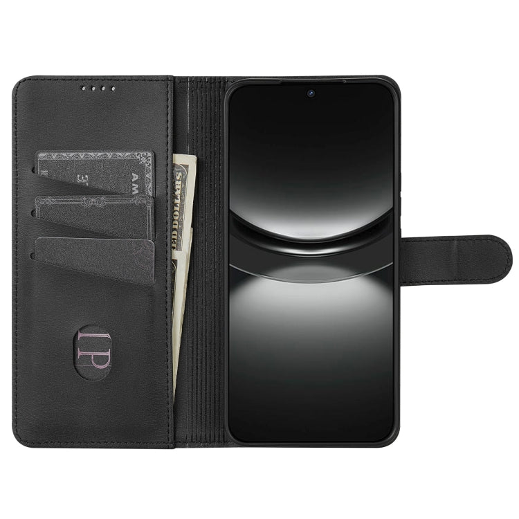For Samsung Galaxy A36 AZNS Skin Feel Calf Texture Flip Leather Phone Case(Black)
