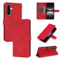 For Samsung Galaxy A36 AZNS Skin Feel Calf Texture Flip Leather Phone Case(Red)