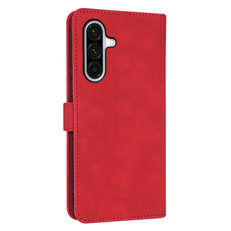 For Samsung Galaxy A36 AZNS Skin Feel Calf Texture Flip Leather Phone Case(Red)