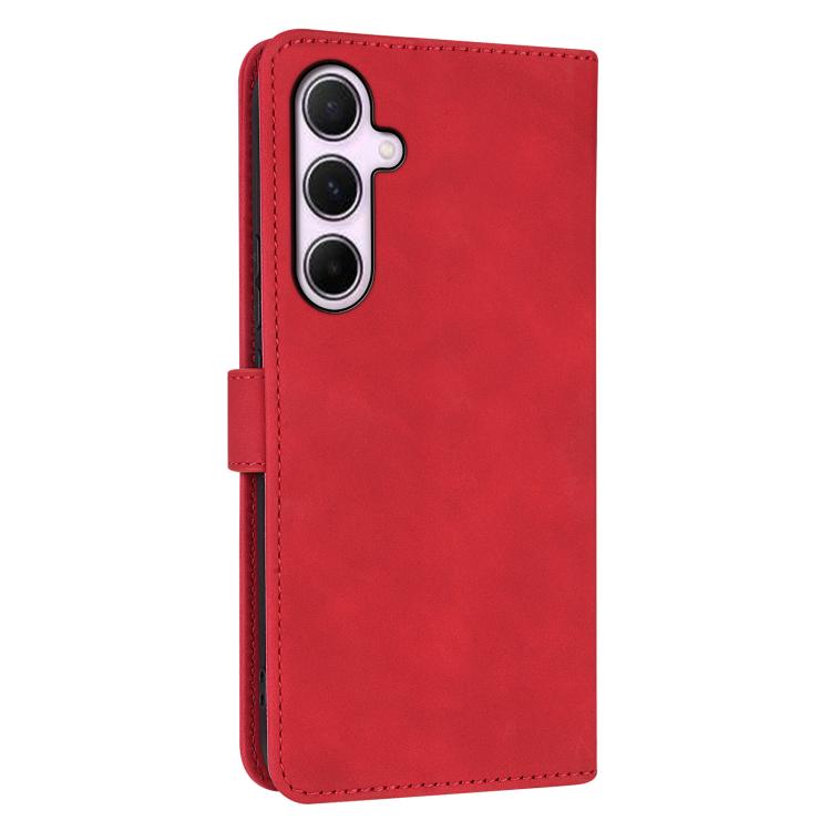 For Samsung Galaxy A56 5G AZNS Skin Feel Calf Texture Flip Leather Phone Case(Red)