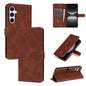 For Samsung Galaxy A56 5G AZNS Skin Feel Calf Texture Flip Leather Phone Case(Brown)
