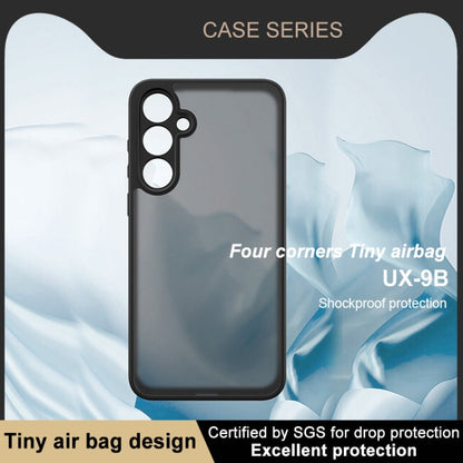 For Samsung Galaxy A55 5G imak UX-9B Series Four Corners Tiny Airbag Shockproof Phone Case(Black)