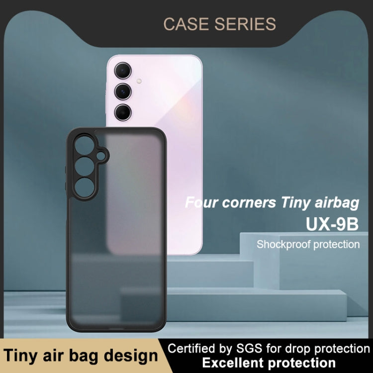 For Samsung Galaxy A16 5G / A16 4G imak UX-9B Series Four Corners Tiny Airbag Shockproof Phone Case(Black)