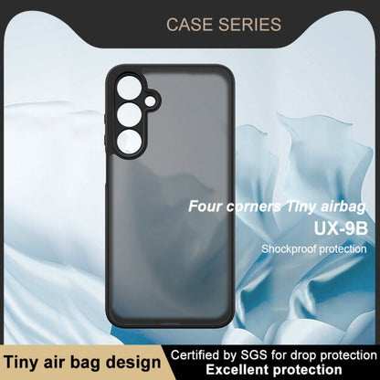 For Samsung Galaxy A16 5G / A16 4G imak UX-9B Series Four Corners Tiny Airbag Shockproof Phone Case(Black)