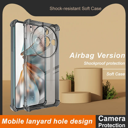 For ZTE Nubia Z60S Pro 5G imak Shockproof Airbag TPU Phone Case(Transparent Black)