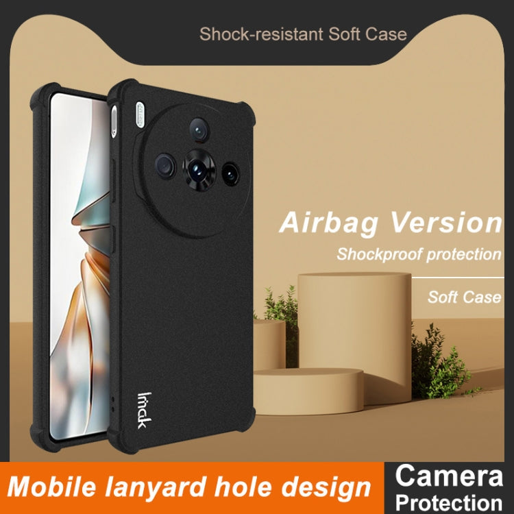 For ZTE Nubia Z60S Pro 5G imak Shockproof Airbag TPU Phone Case(Matte Black)