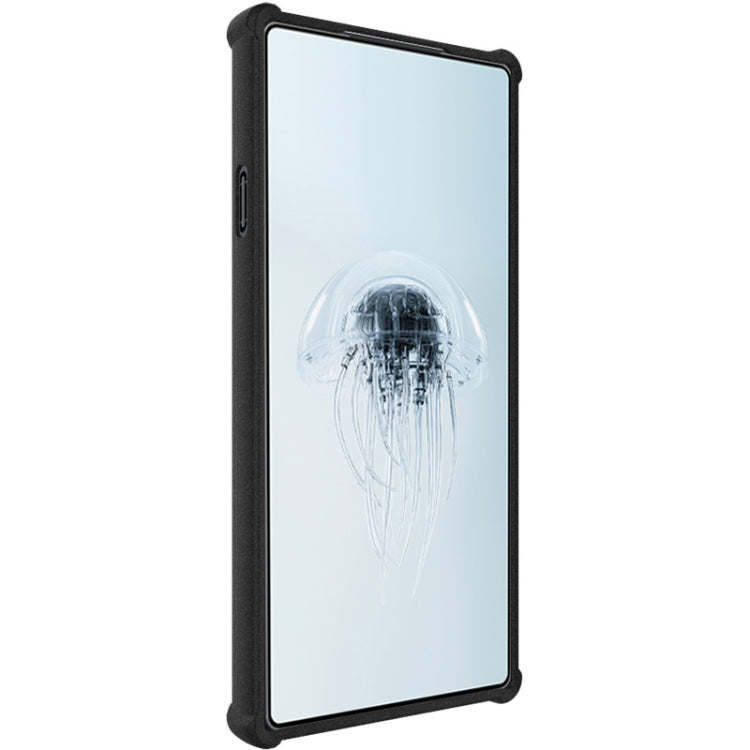 Pour ZTE nubia Red Magic 10 Pro Coque de téléphone antichoc en TPU avec coussin d'air Imak (noir mat)