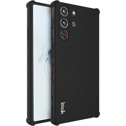 Pour ZTE nubia Red Magic 10 Pro Coque de téléphone antichoc en TPU avec coussin d'air Imak (noir mat)