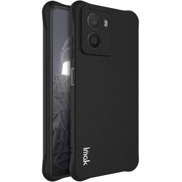 Pour HMD Fusion 5G imak Coque de téléphone en TPU antichoc Airbag (Noir mat)