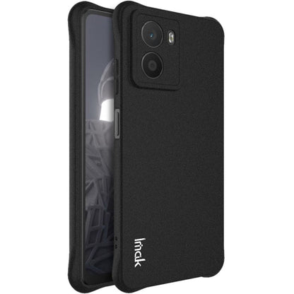 Pour HMD Fusion 5G imak Coque de téléphone en TPU antichoc Airbag (Noir mat)