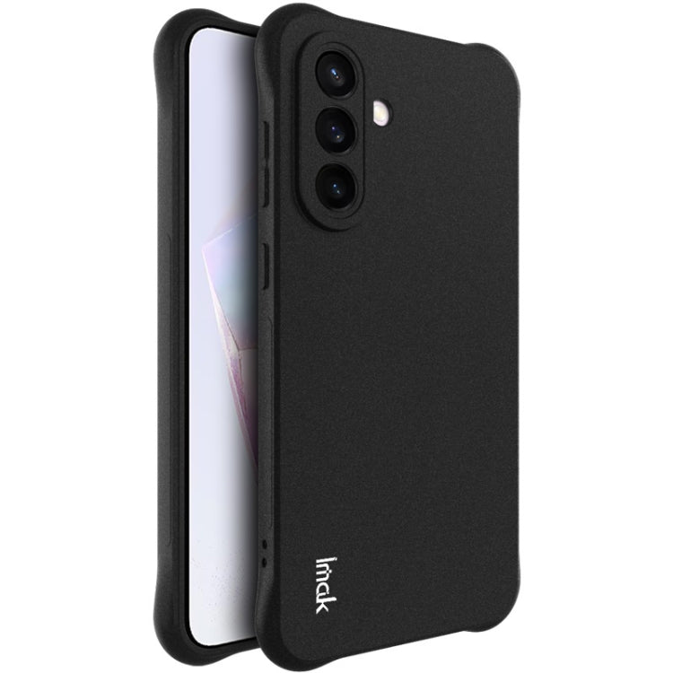 For Samsung Galaxy A36 5G imak Shockproof Airbag TPU Phone Case(Matte Black)