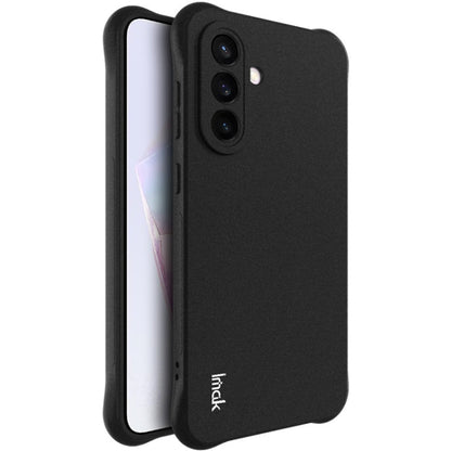 For Samsung Galaxy A36 5G imak Shockproof Airbag TPU Phone Case(Matte Black)