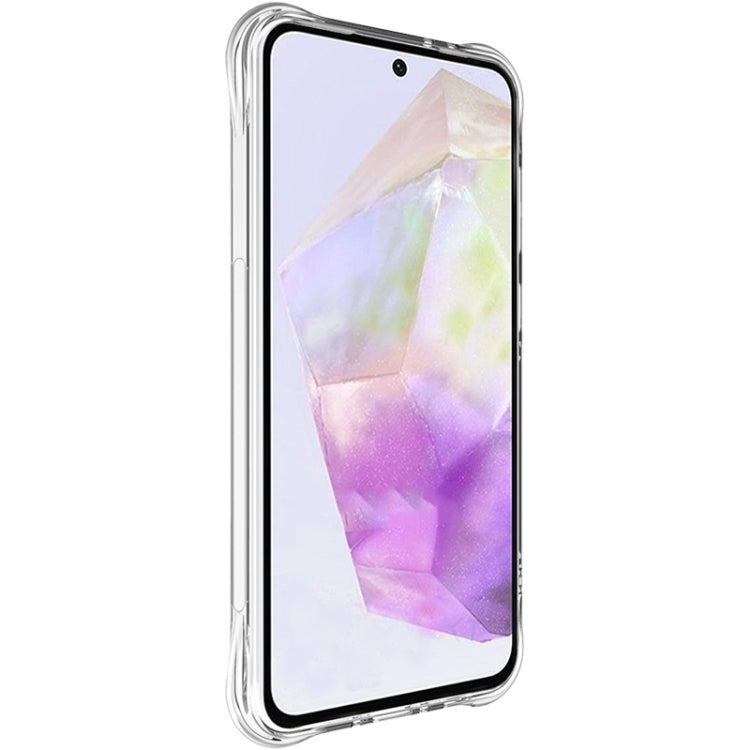 For Samsung Galaxy A56 5G imak Shockproof Airbag TPU Phone Case(Transparent)