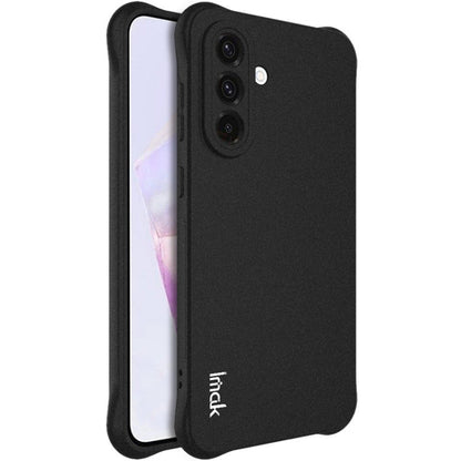 For Samsung Galaxy A56 5G imak Shockproof Airbag TPU Phone Case(Matte Black)