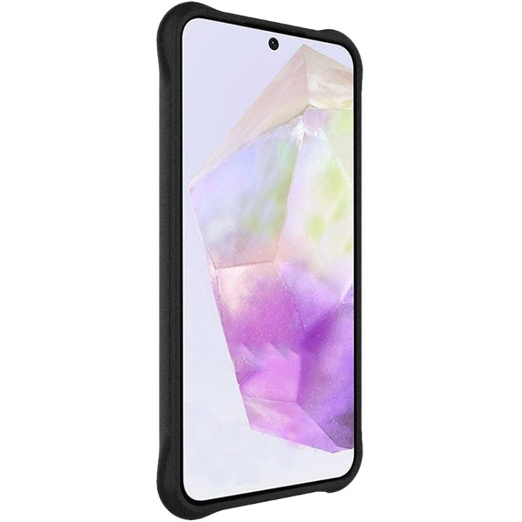 For Samsung Galaxy A56 5G imak Shockproof Airbag TPU Phone Case(Matte Black)
