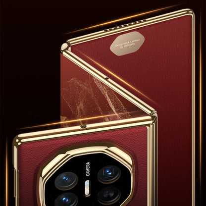 For Huawei Mate XT Ultimate Design GKK Phantom Leather MagSafe Frame Phone Case(Red)