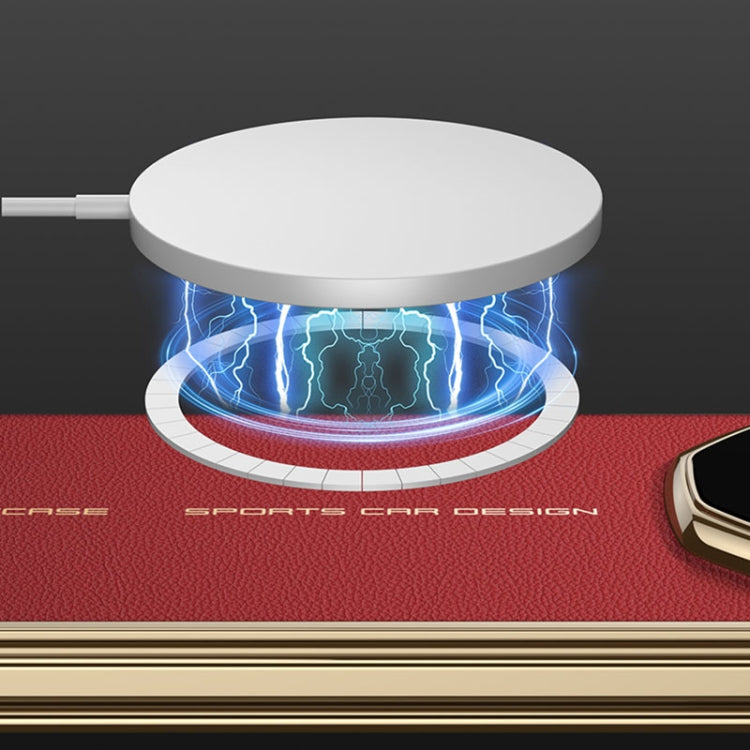 For Huawei Mate XT Ultimate Design GKK Phantom Leather MagSafe Frame Phone Case(Red)