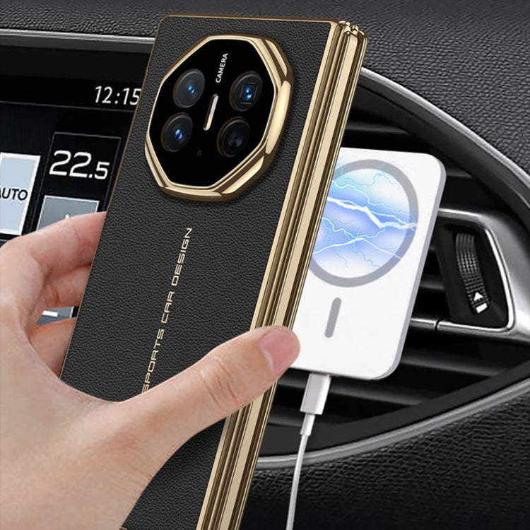 For Huawei Mate XT Ultimate Design GKK Phantom Leather MagSafe Frame Phone Case(Red)