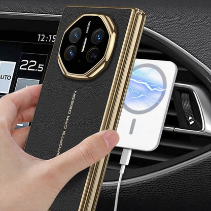 For Huawei Mate XT Ultimate Design GKK Phantom Leather MagSafe Frame Phone Case(Red)