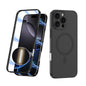 For iPhone 16 Pro Max GKK MagSafe Full Coverage Phone Case(Black)