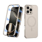 Pour iPhone 16 Pro Max Coque de Téléphone GKK MagSafe Couverture Complète (Gris Titane)
