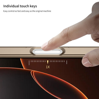 For iPhone 16 GKK MagSafe Full Coverage Phone Case(Gold)