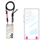 For Samsung Galaxy S25 Ultra 5G GKK Space Series Full Coverage Phone Case with Crossbody Rope(Black)