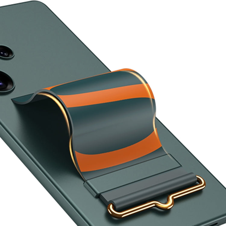 For Samsung Galaxy S25 Ultra 5G GKK Ultra-thin Wristband Holder Phone Case(Gray)