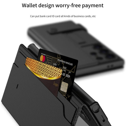 For Samsung Galaxy S25+ 5G GKK Flip Wallet Leather Phone Case(Grey)