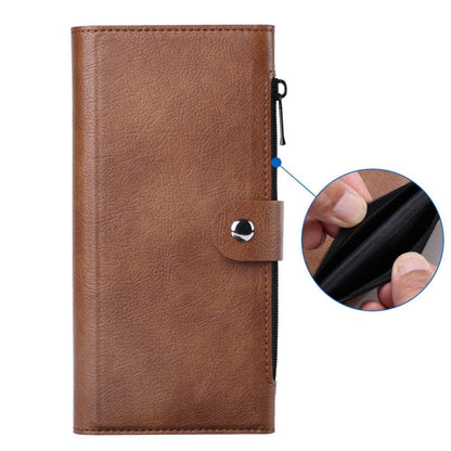 For iPhone 15 Pro Max ViLi GVS-C Series MagSafe Magnetic RFID Leather Flip Phone Case(Brown)