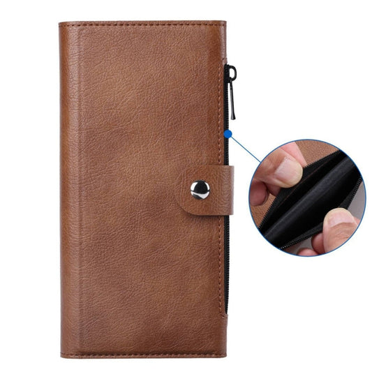 For iPhone 15 Pro Max ViLi GVS-C Series MagSafe Magnetic RFID Leather Flip Phone Case(Brown)