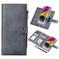 For iPhone 14 ViLi GVS-C Series MagSafe Magnetic RFID Leather Flip Phone Case(Grey)
