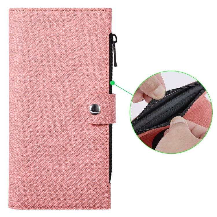 For iPhone 15 Pro Max ViLi GBS-C Series MagSafe Magnetic RFID Leather Flip Phone Case(Pink)
