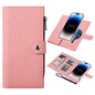 For iPhone 14 Pro ViLi GBS-C Series MagSafe Magnetic RFID Leather Flip Phone Case(Pink)