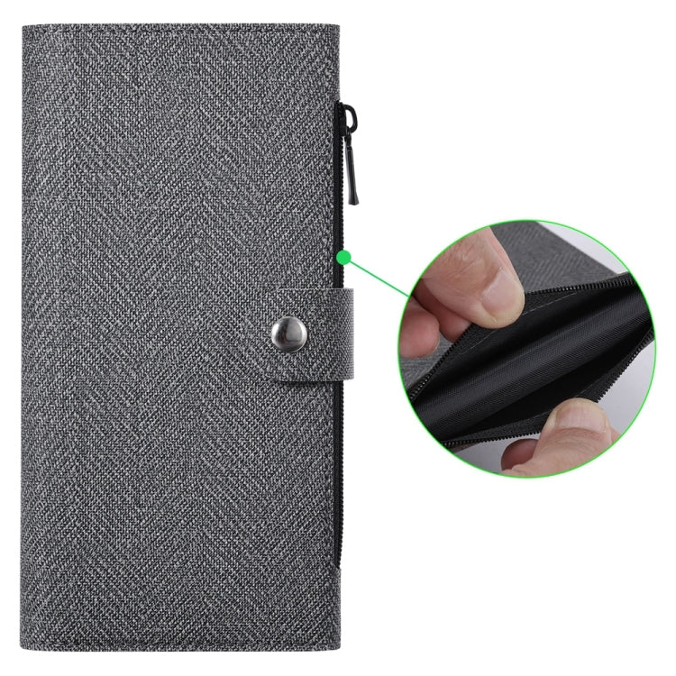 Pour iPhone 13 Pro Max ViLi GBS-C Series Étui de téléphone à rabat magnétique en cuir RFID MagSafe (Noir)