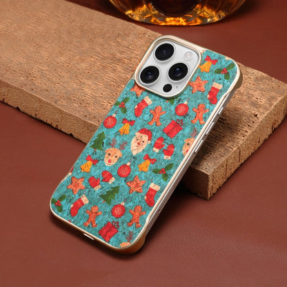 For iPhone 16 Denior A18 Paint MagSafe Phone Case(Christmas)