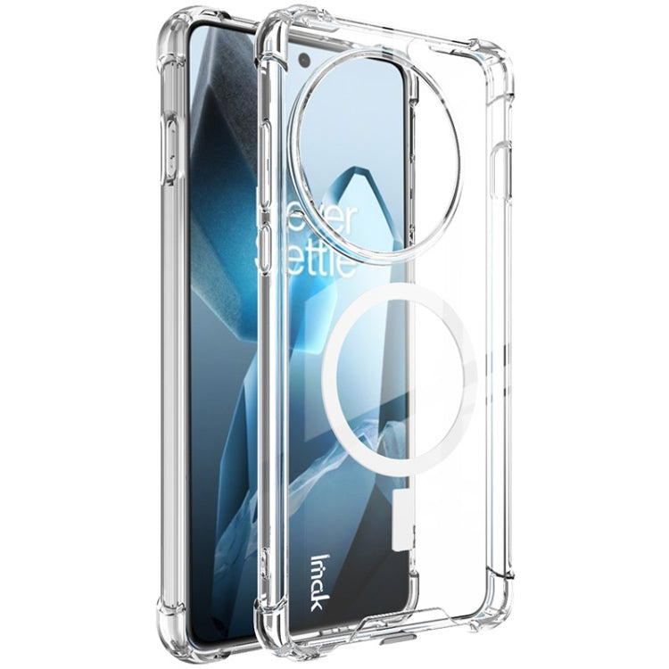 Pour la coque de téléphone antichoc MagSafe en PC + TPU Airbag imak Space Shield pour OnePlus 13 (transparent)