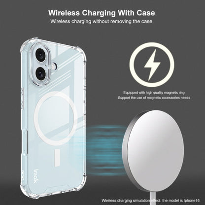 Pour la coque de téléphone antichoc MagSafe en PC + TPU Airbag imak Space Shield pour OnePlus 13 (transparent)