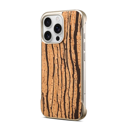 For iPhone 16 Pro Max Denior A18 WoodenPaint MagSafe Phone Case(Tree Pattern)