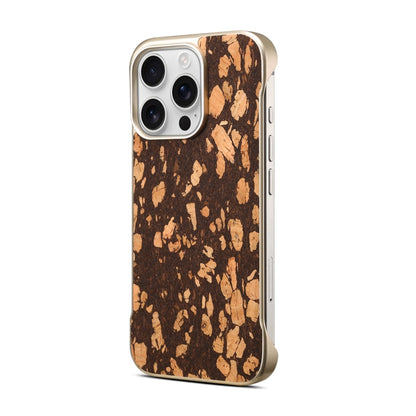 For iPhone 14 / 13 Denior A18 WoodenPaint MagSafe Phone Case(Brown)