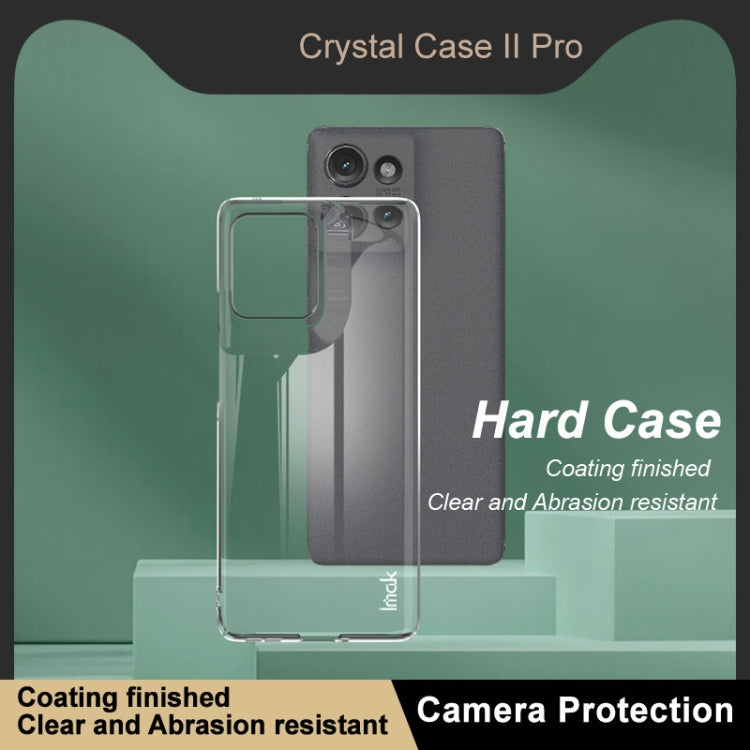 For Motorola Edge 50 5G imak Wing II Wear-resisting Crystal Protective Case