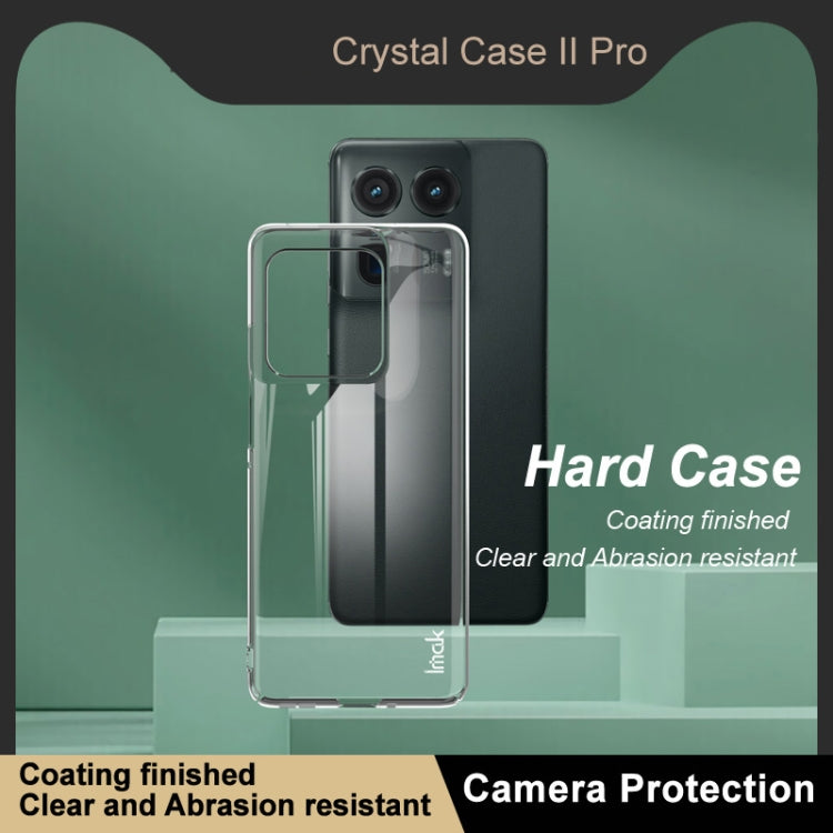 For Motorola Edge 50 Ultra 5G imak Wing II Wear-resisting Crystal Protective Case
