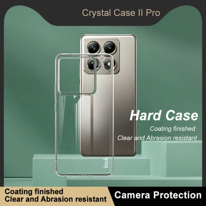 For Xiaomi 14T Pro 5G imak Wing II Wear-resisting Crystal Protective Case