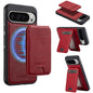 For Google Pixel 10 / 10 Pro LC.IMEEKE L3 Series Detachable RFID Card Bag Magsafe Phone Case(Red)