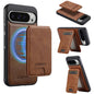 For Google Pixel 10 Pro XL LC.IMEEKE L3 Series Detachable RFID Card Bag Magsafe Phone Case(Brown)